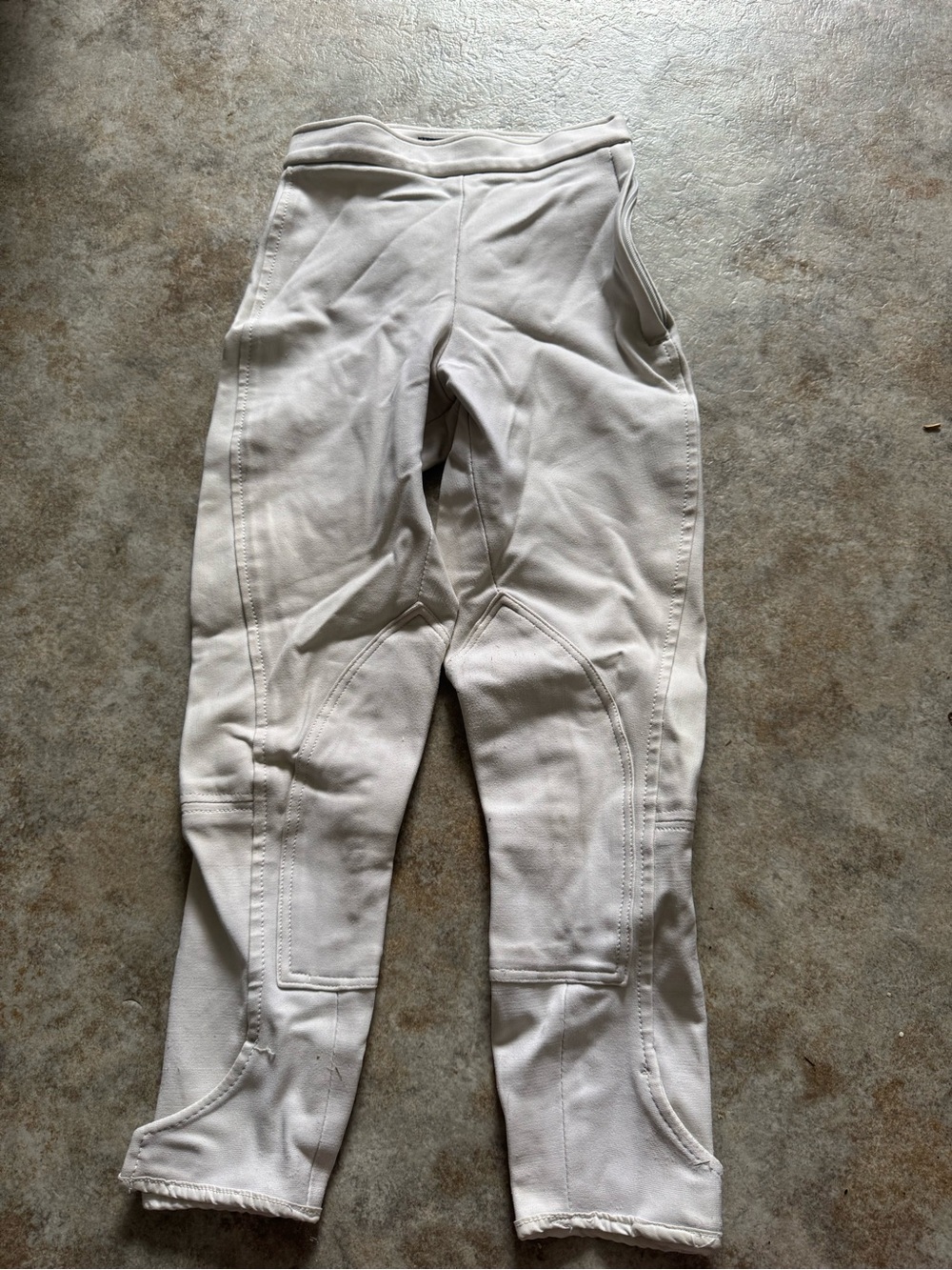 White side zip equestrian breeches FREE WITH PURCHASE OVER $25+